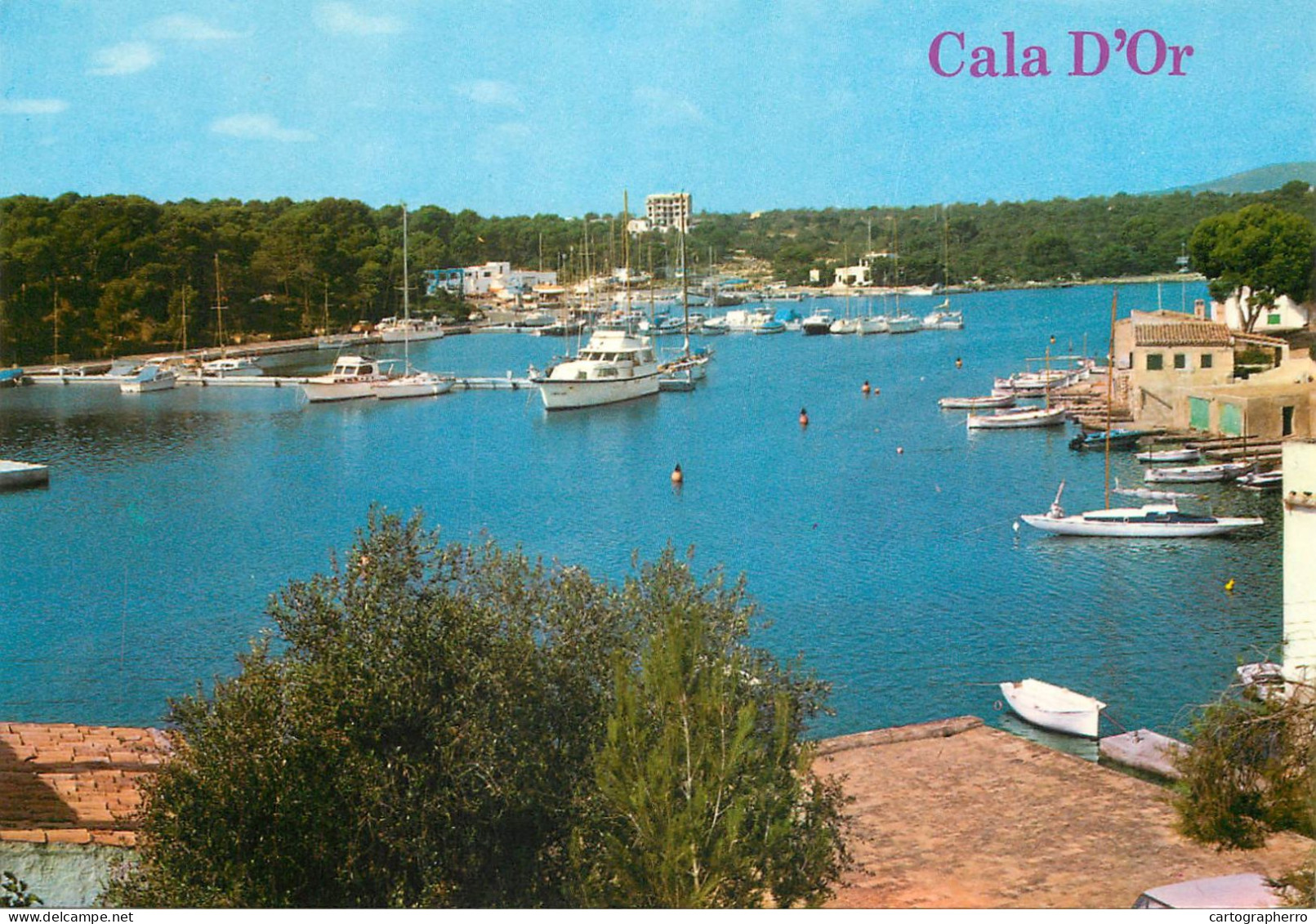 Navigation Sailing Vessels & Boats Themed Postcard Cala D'Or Puerto Deportivo - Sailing Vessels