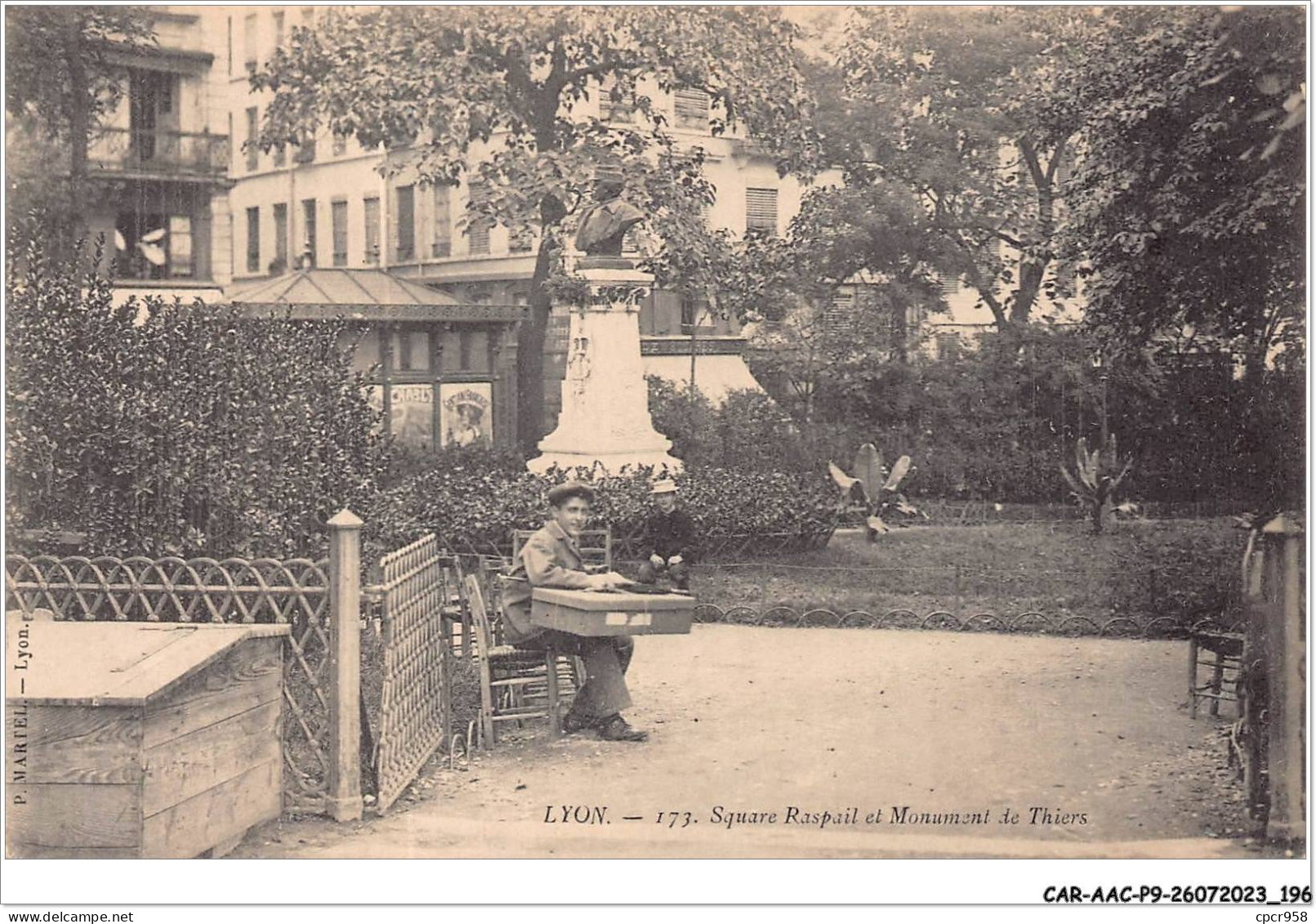 CAR-AACP9-69-0824 - LYON - Square Raspail Et Monument Du Thiers - Lyon 1