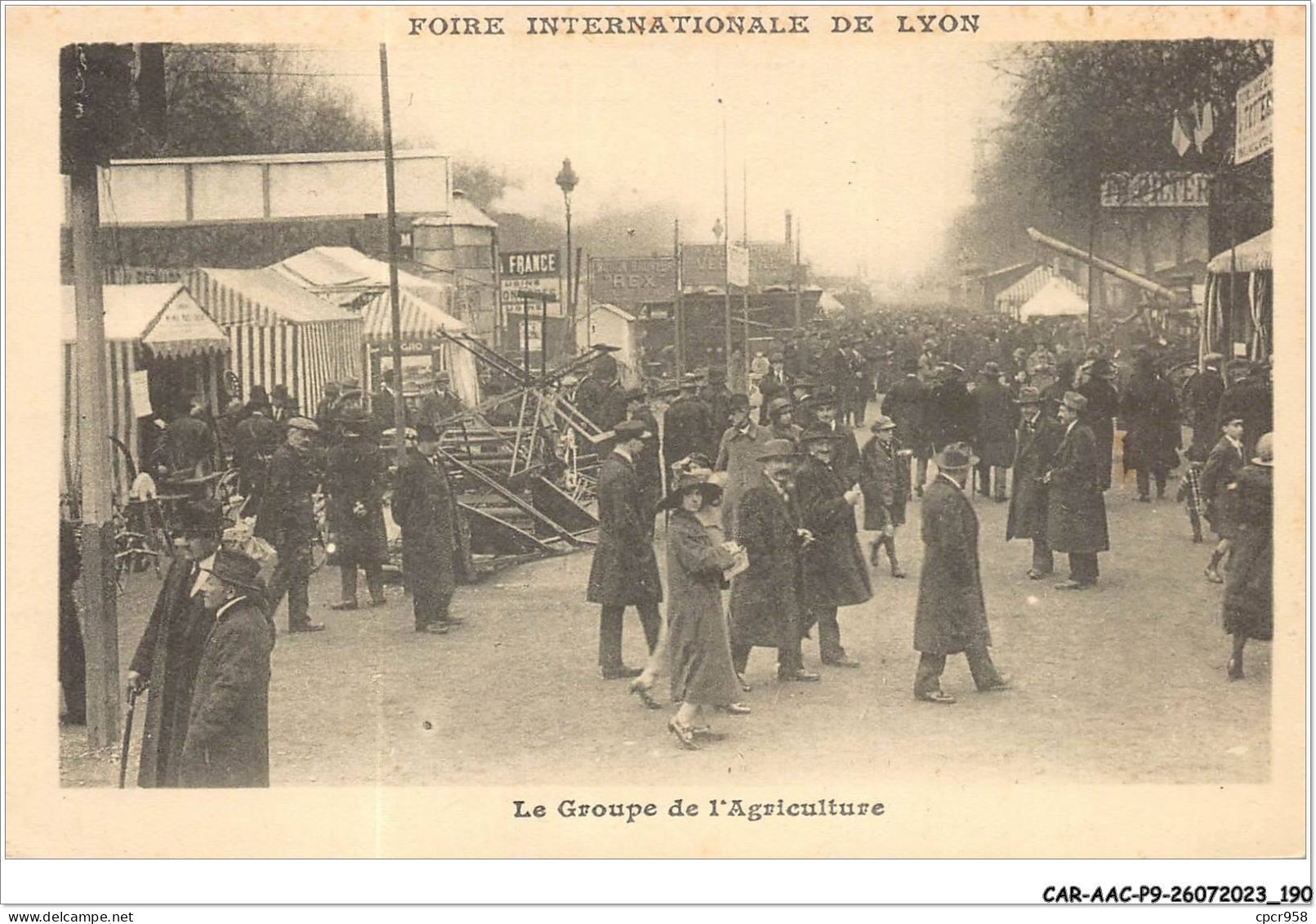CAR-AACP9-69-0821 - FOIRE INTERNATIONALE DE LYON - Le Groupe De L'agriculture - Lyon 1