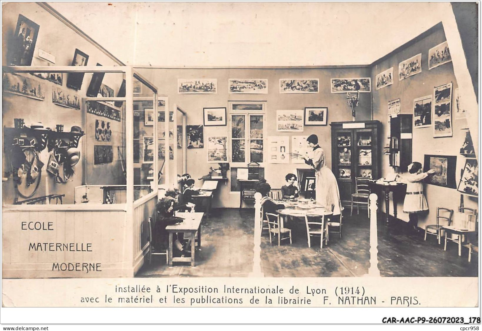 CAR-AACP9-69-0815 - LYON - Ecole Maternelle Moderne Installé A L'exposition Internationale De LYON  - Lyon 1