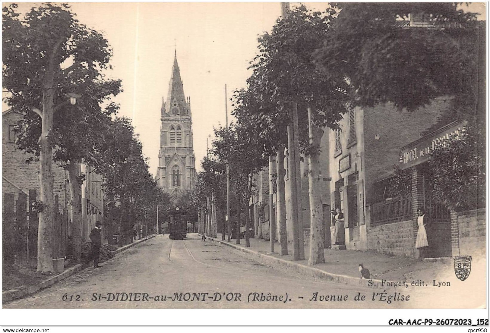 CAR-AACP9-69-0802 - ST-DIDIER-AU-MONT-D'OR - Avenue De L'eglise - Sonstige & Ohne Zuordnung