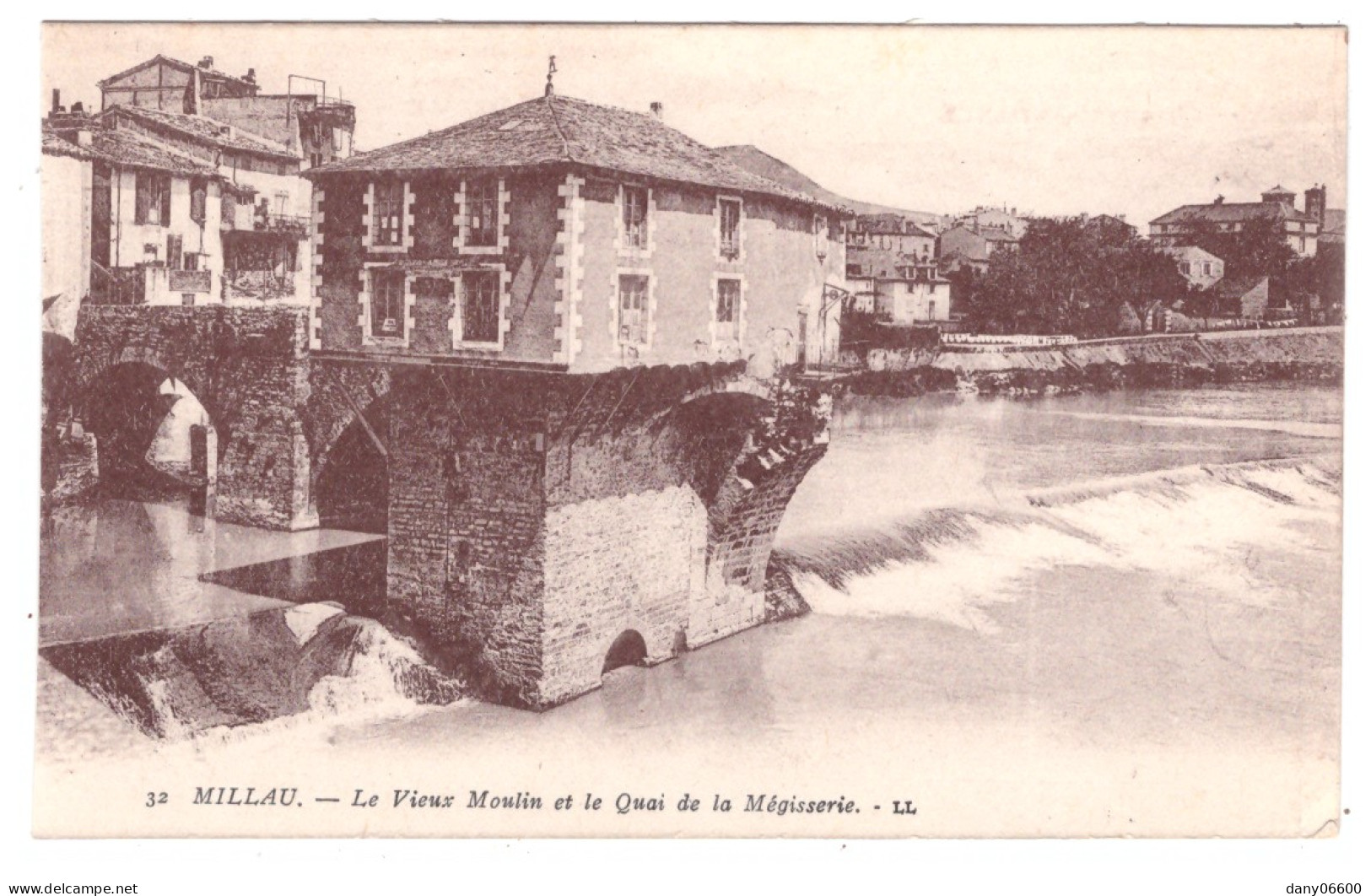 MILLAU - Le Vieux Moulin Et Le Quai De La Mégisserie  - Millau