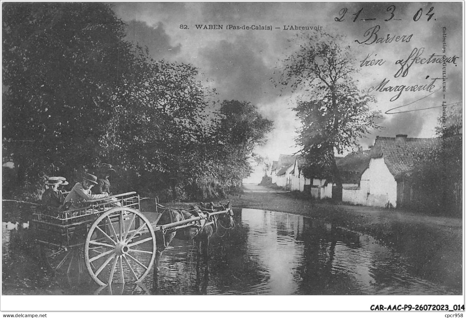 CAR-AACP9-62-0733 - WABEN - L'abreuvoir - Agriculture - Calais