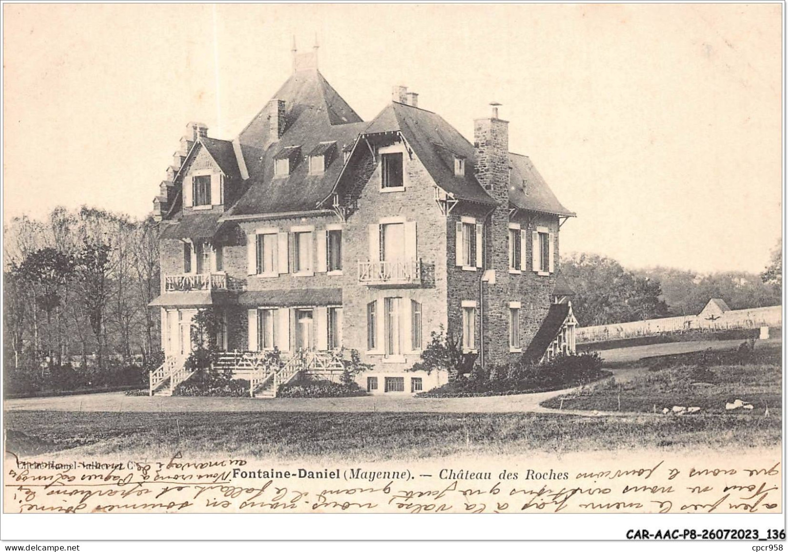 CAR-AACP8-53-0704 - FONTAINE-DANIEL - Chateau Des Roches - Autres & Non Classés