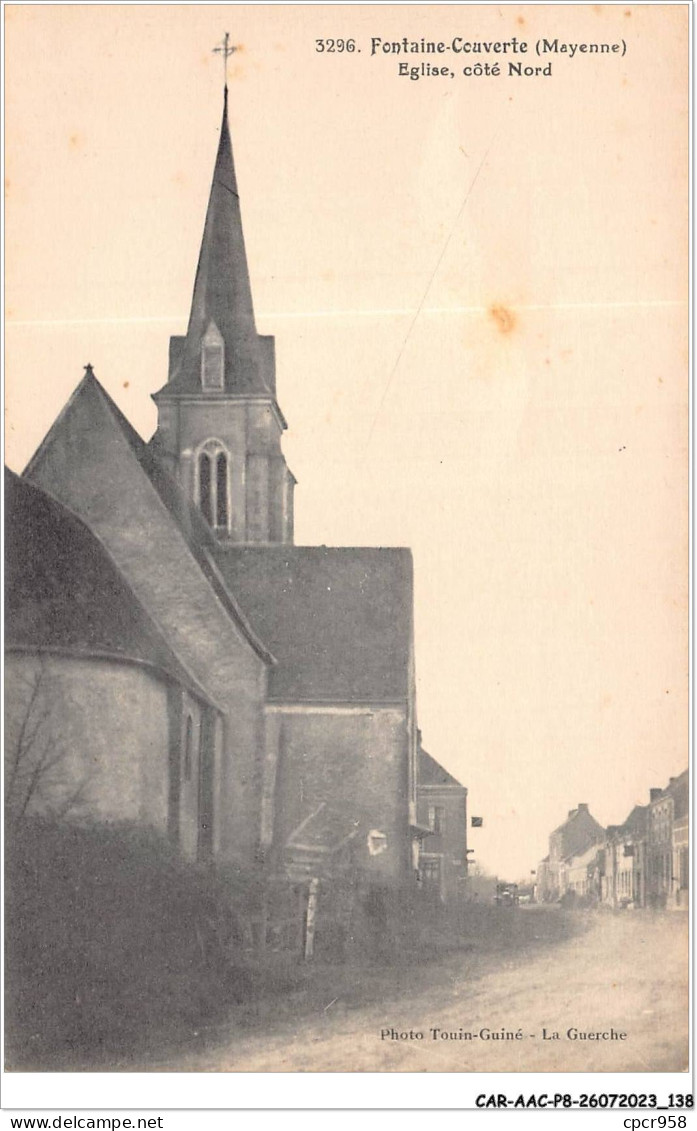 CAR-AACP8-53-0705 - FONTAINE-COUVERTE - Eglise - Coté Nord - Autres & Non Classés