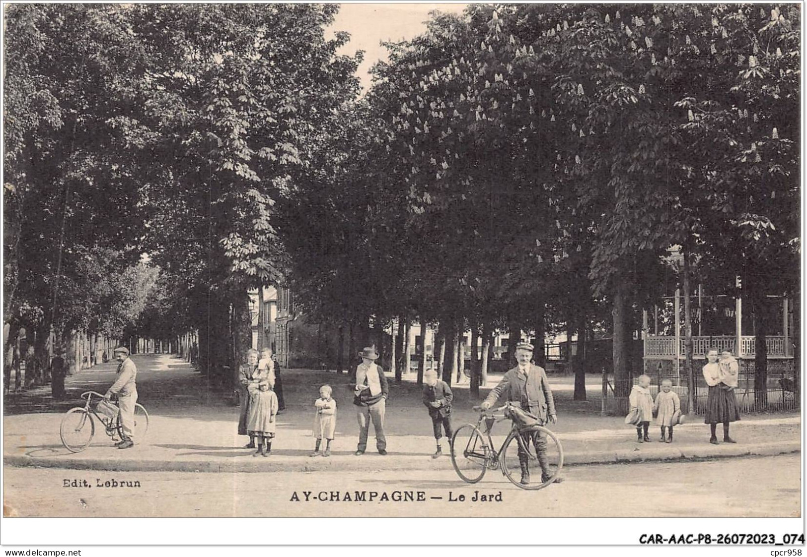 CAR-AACP8-51-0674 - AY-CHAMPAGNE - Le Jard - Carte Vendue En L'etat - Ay En Champagne