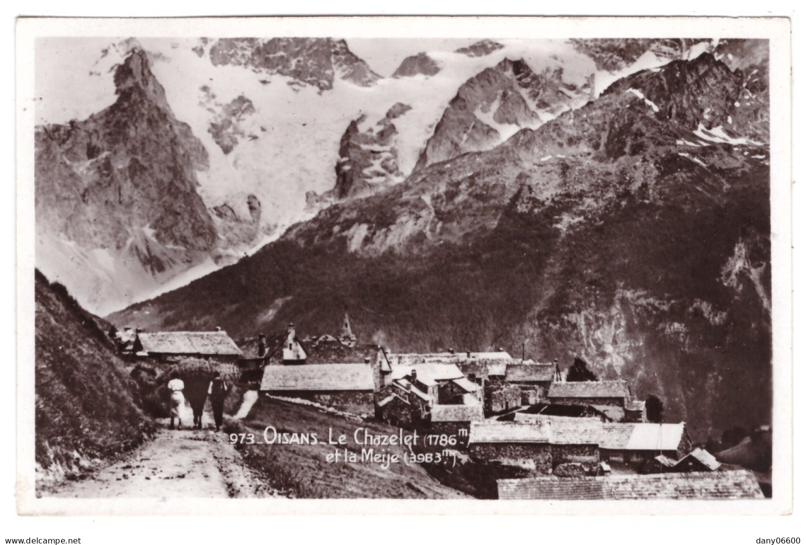 OISANS - Le Chalet Et La Meije (carte Photo Animée) - Sonstige & Ohne Zuordnung