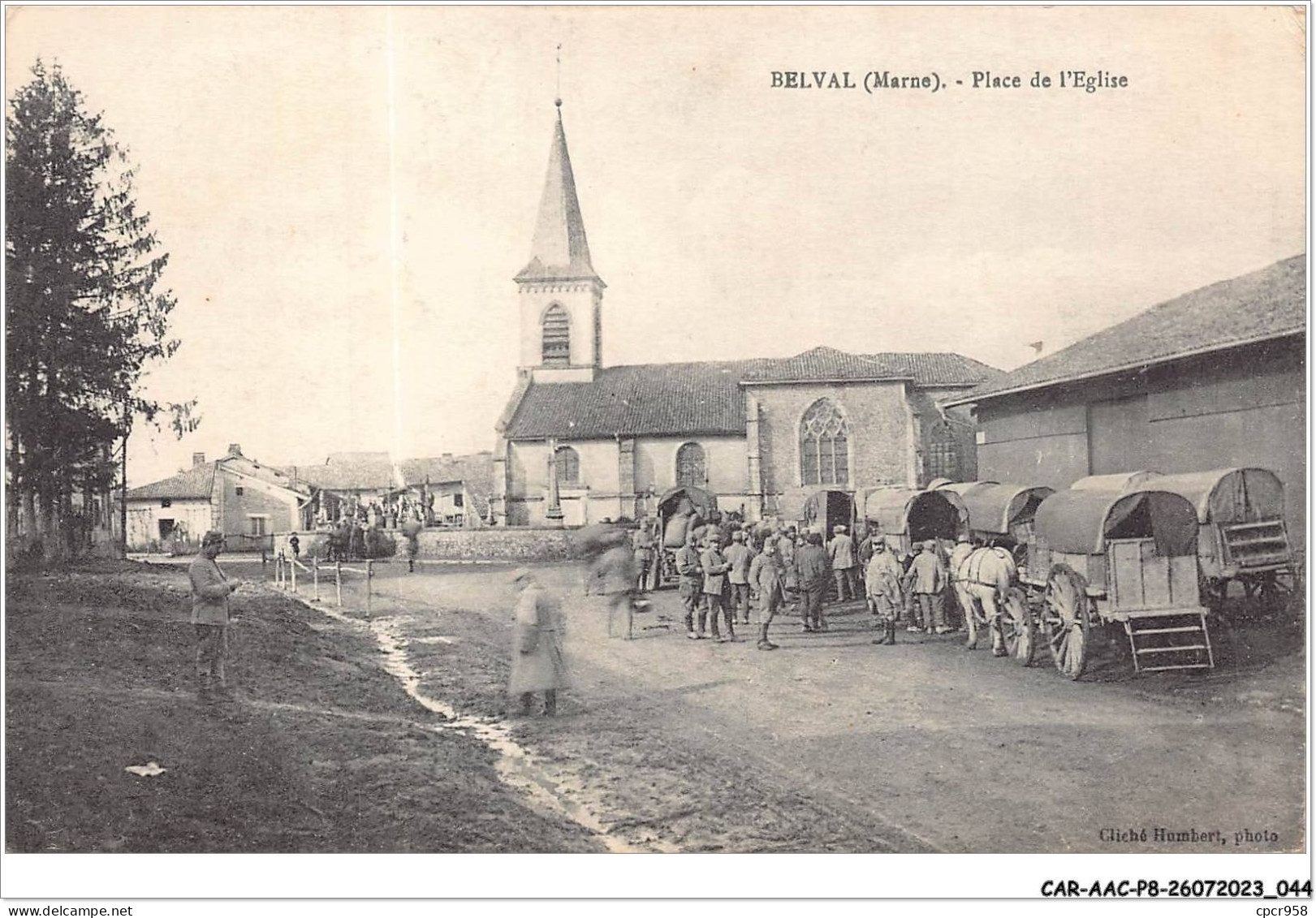 CAR-AACP8-51-0659 - BELVAL - Place De L'eglise - Other & Unclassified