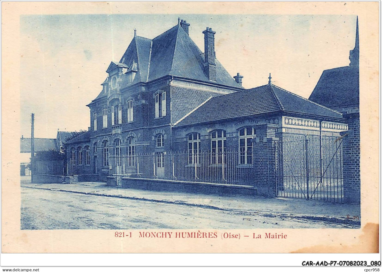 CAR-AADP7-60-0566 - MONCHY HUMIERES - La Mairie - Other & Unclassified