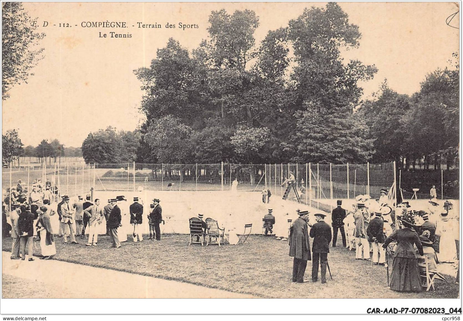 CAR-AADP7-60-0548 - COMPIEGNE - Terrain Des Sports - Le Tennis - Compiegne