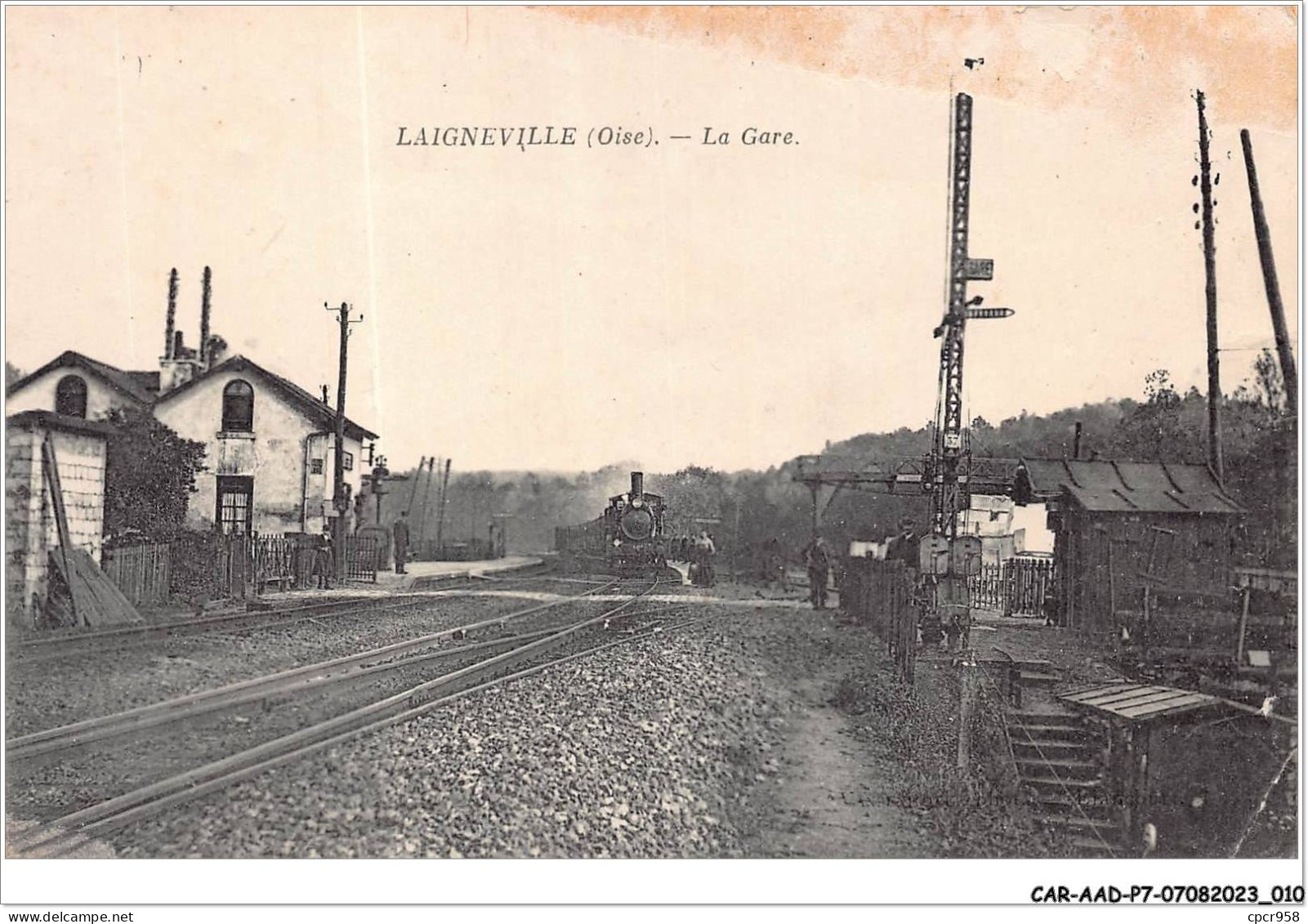 CAR-AADP7-60-0531 - LAIGNEVILLE - La Gare - Train - Other & Unclassified