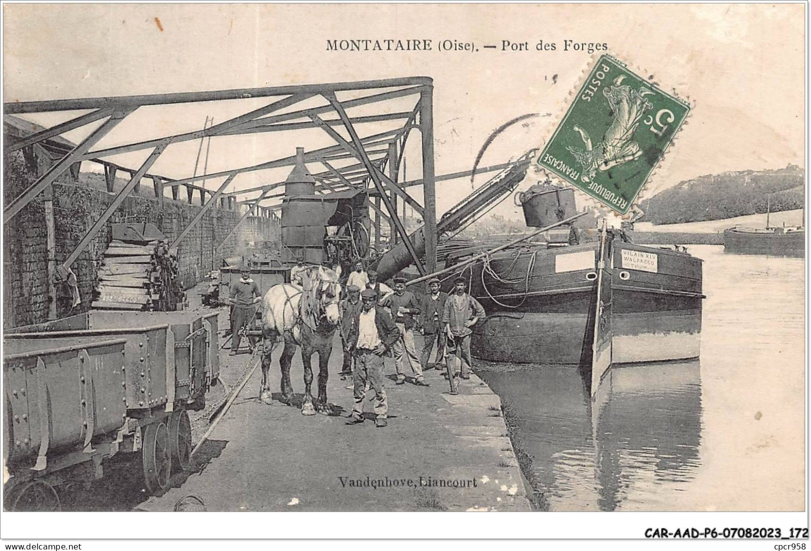 CAR-AADP6-60-0518 - MONTATAIRE - Port Des Forges - Peniche - Montataire