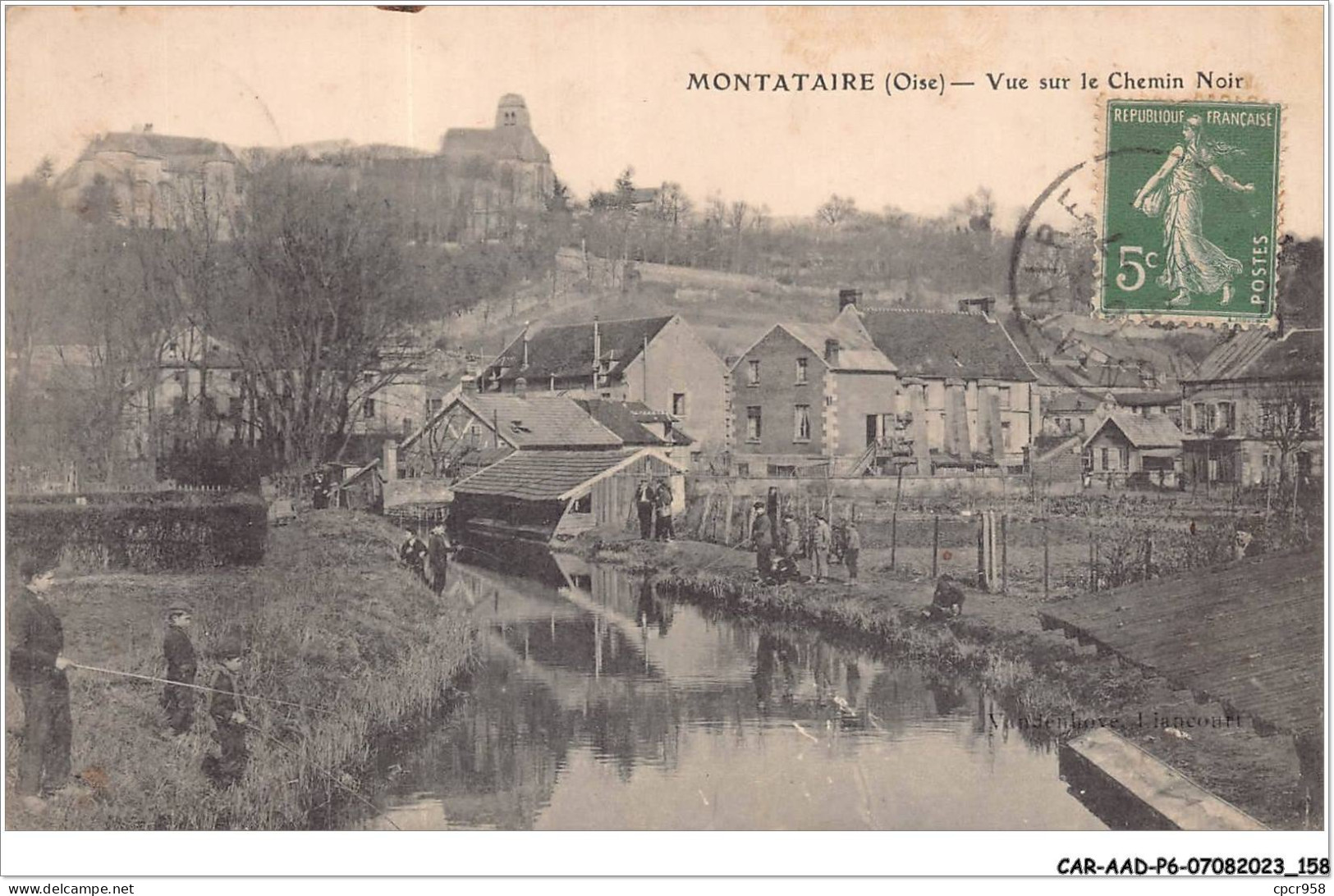 CAR-AADP6-60-0511 - MONTATAIRE - Vue Sur Le Chemin Noir - Lavoir - Montataire