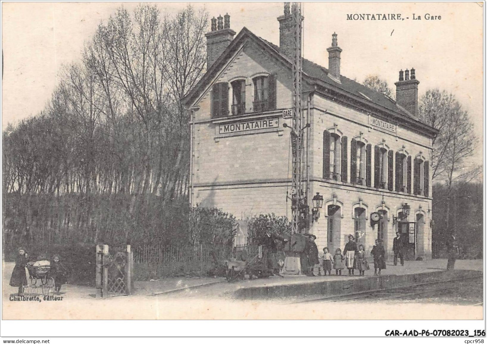 CAR-AADP6-60-0510 - MONTATAIRE - La Gare - Montataire