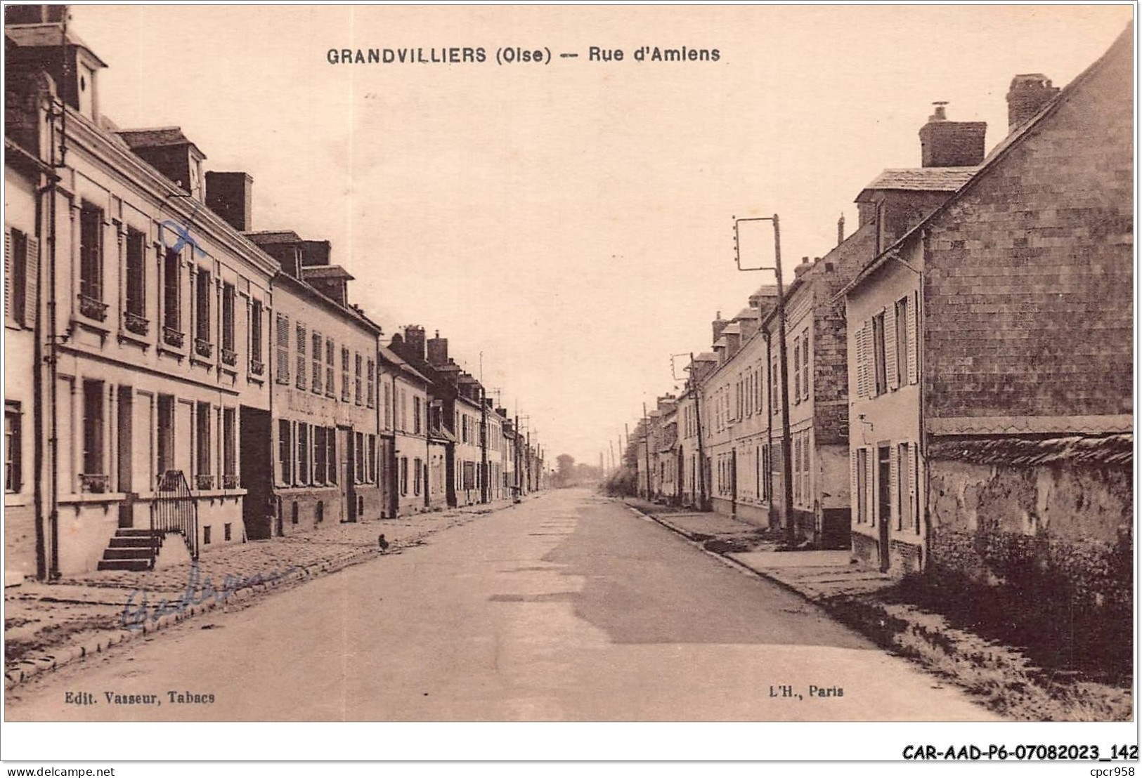 CAR-AADP6-60-0503 - GRANDVILLIERS - Rue D'amiens - Grandvilliers