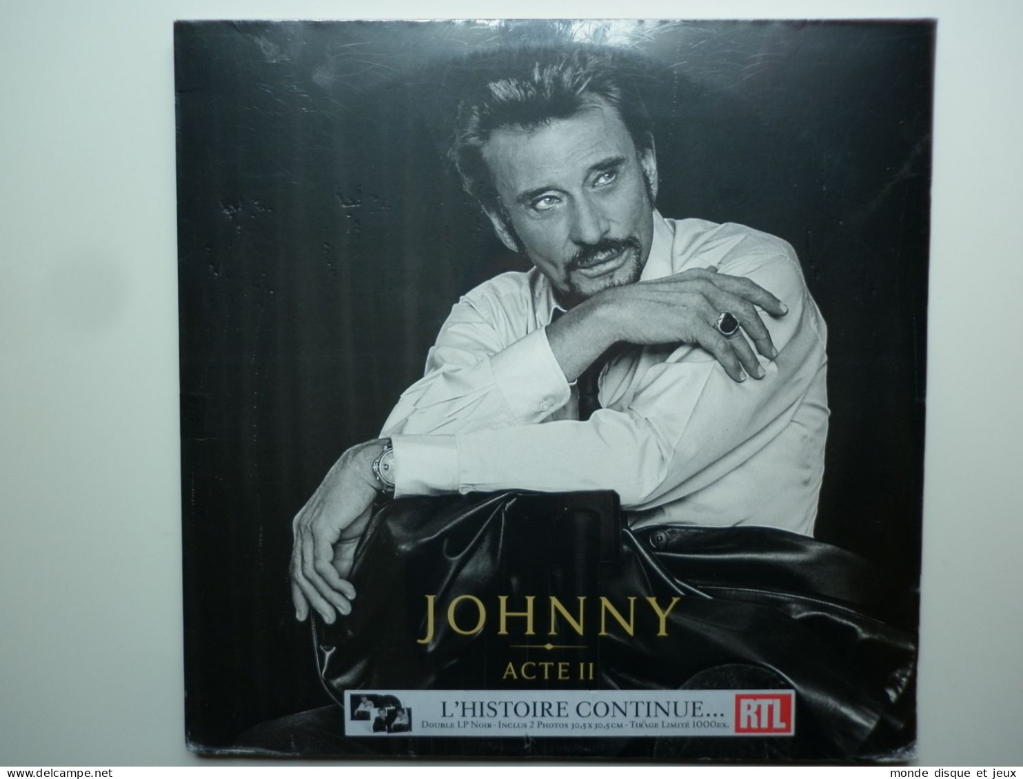 Johnny Hallyday Album Double 33Tours Vinyles Acte II - Otros - Canción Francesa