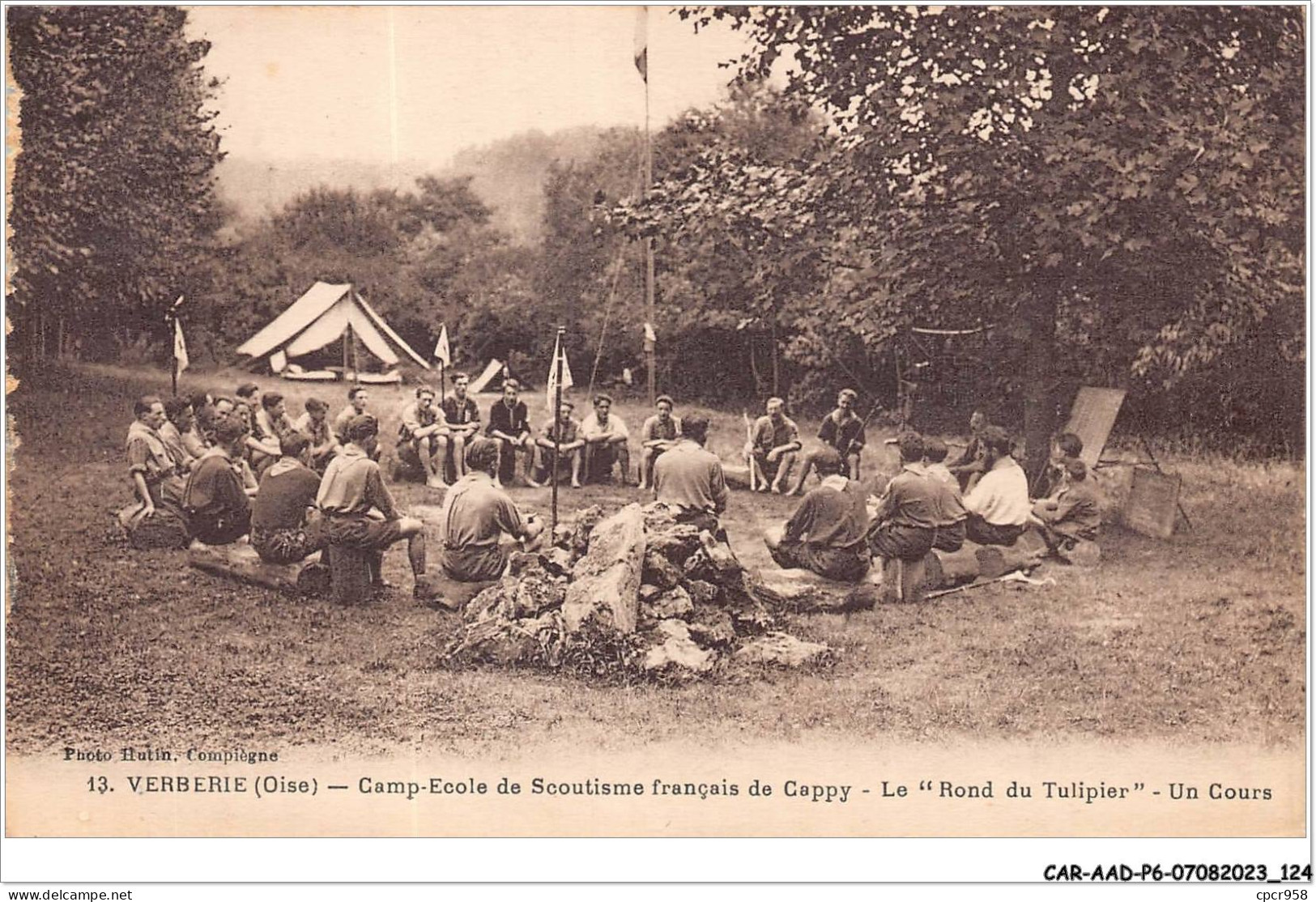 CAR-AADP6-60-0494 - VERNERIE - Camps Ecole De Scoutisme Francais De Cappy - Un Cours - Verberie