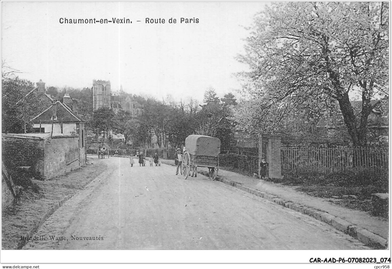 CAR-AADP6-60-0469 - CHAUMONT EN VEXIN - Route De Paris - Chaumont En Vexin