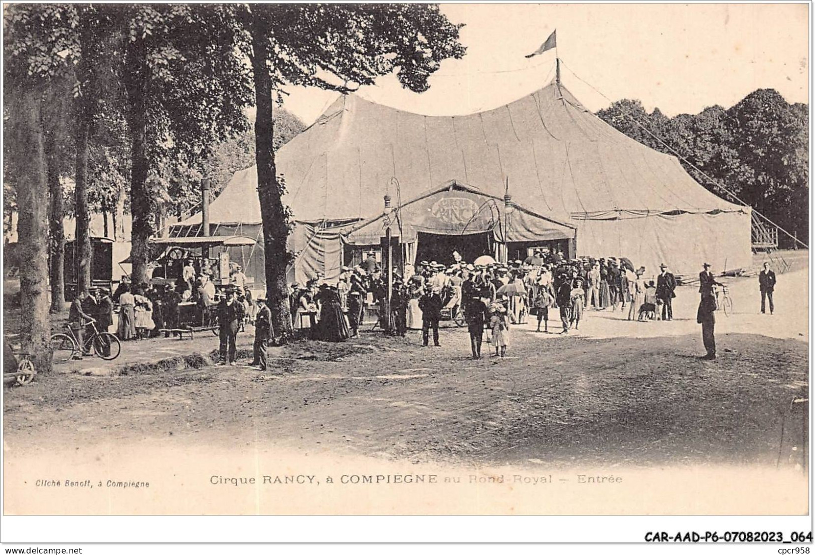 CAR-AADP6-60-0464 - COMPIEGNE - Cirque Rancy - Entree - Compiegne