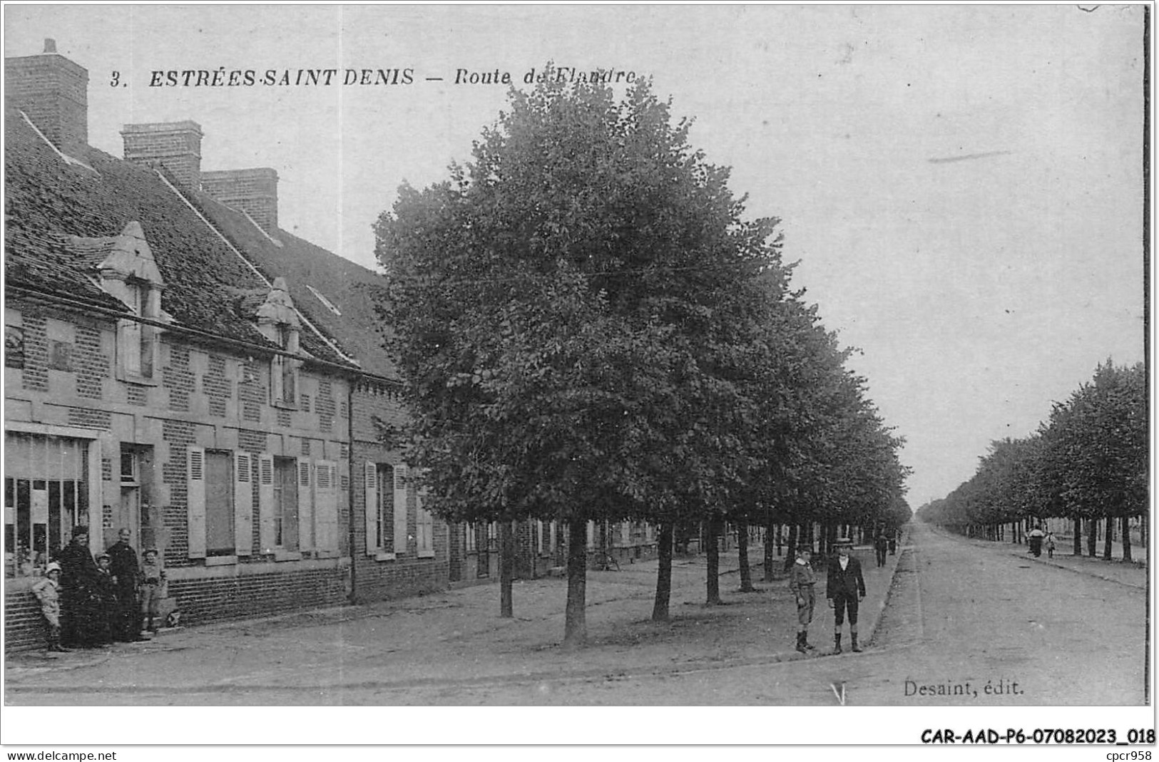 CAR-AADP6-60-0441 - ESTREES SAINT DENIS - Route De Flandre - Estrees Saint Denis