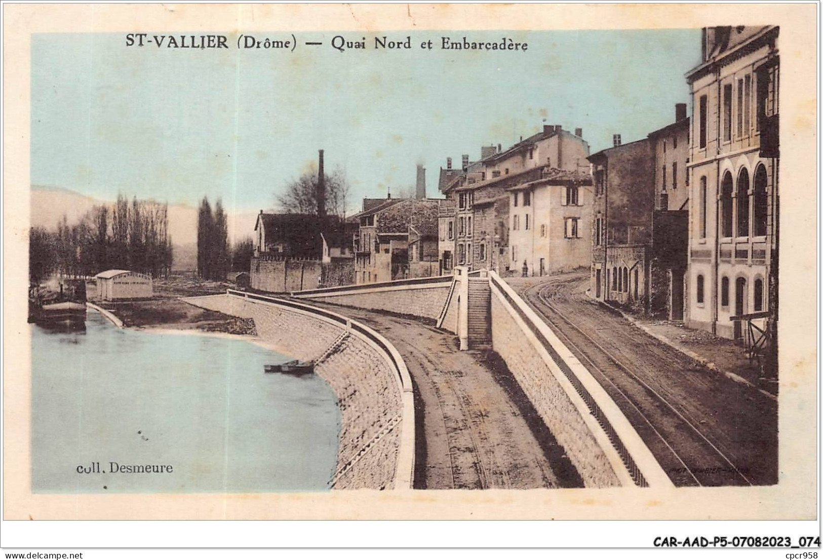 CAR-AADP5-26-0375 - SAINT VALLIER - Quai Nord Et Embarcadere - Other & Unclassified