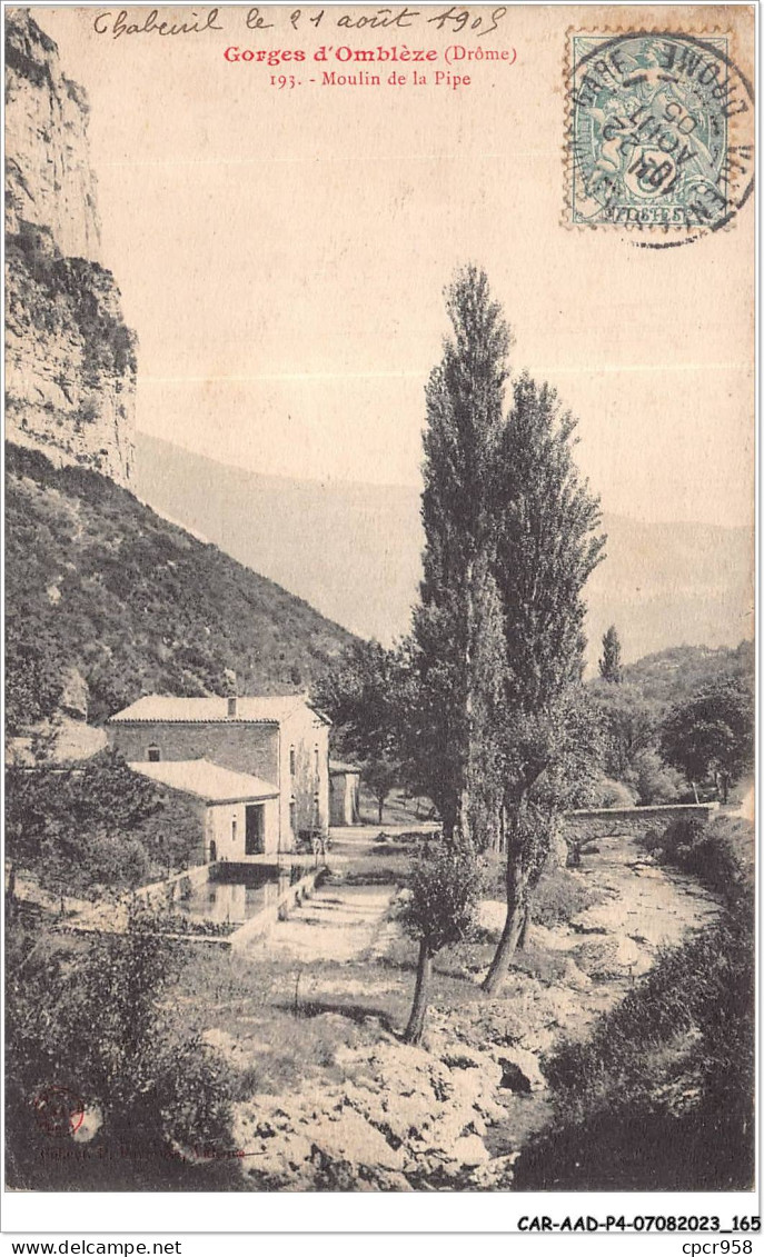 CAR-AADP4-26-0337 - GORGES D'OMBLEZE - Moulin De La Pipe  - Otros & Sin Clasificación