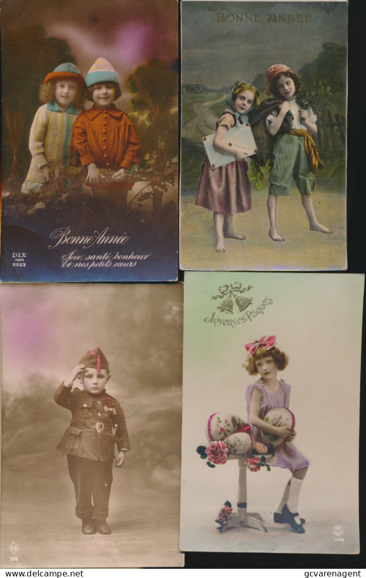 LOT VAN 40 FOTO KAARTEN MET KINDEREN.      ZIE AFBEELDINGEN ( LOT 2 )