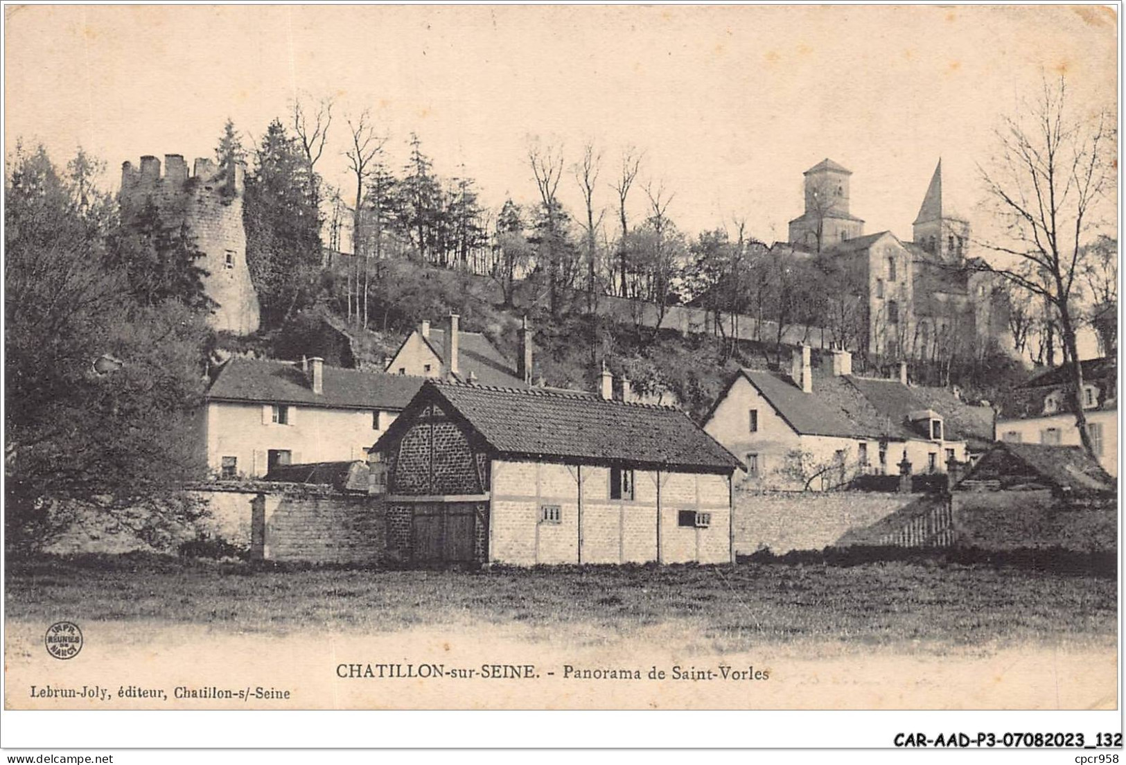 CAR-AADP3-21-0240 - CHATILLON SUR SEINE - Panorama De Saint Vorles - Chatillon Sur Seine