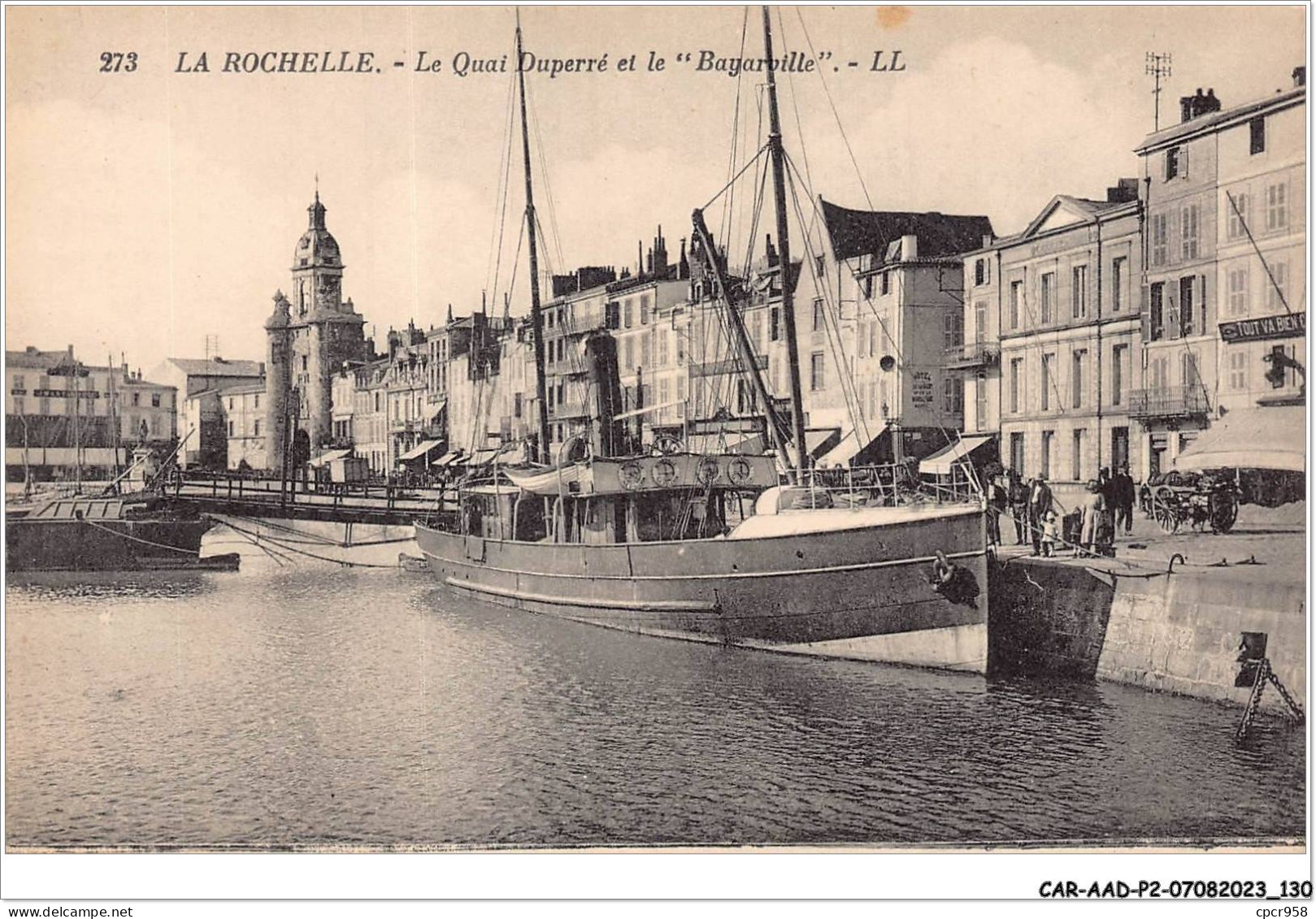 CAR-AADP2-17-0154 - LA ROCHELLE - Le Quai Duperre Et Le Bayarville - Sonstige & Ohne Zuordnung