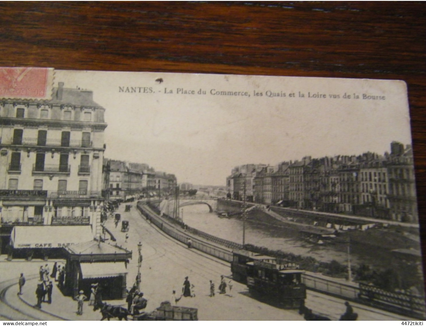 CPA - Nantes (44) - Place Du Commerce - Quais De La Loire Vue De La Bourse - Animation - 1907 - SUP (HV 32) - Nantes