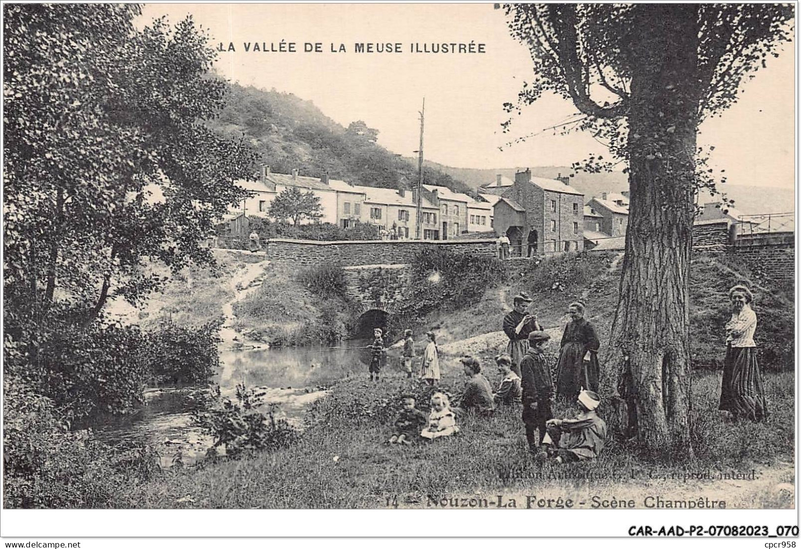 CAR-AADP2-08-0124 - NOUZON-LA-FORGE - Scene Champetre - Autres & Non Classés