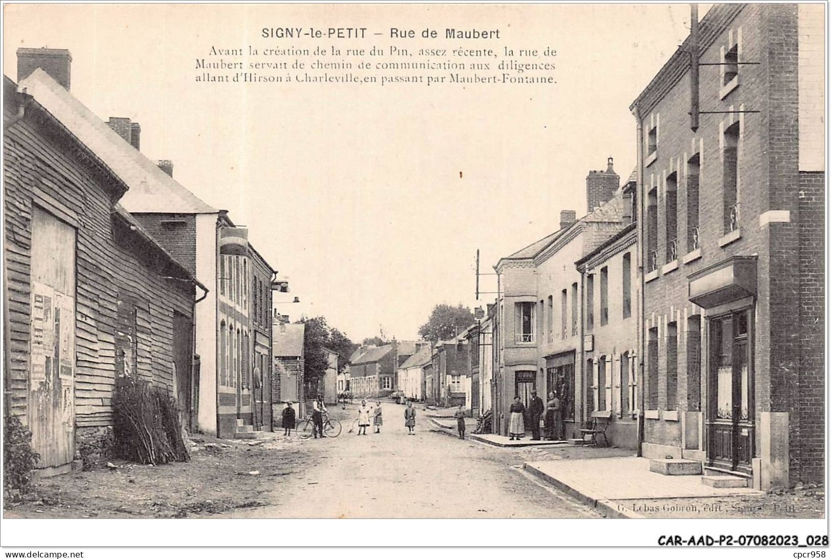 CAR-AADP2-08-0103 - SIGNY-LE-PETIT - Rue De Maubert - Autres & Non Classés