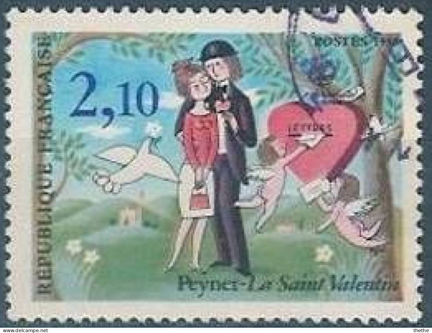 FRANCE - Amoureux De Peynet - Saint-Valentin - Used Stamps