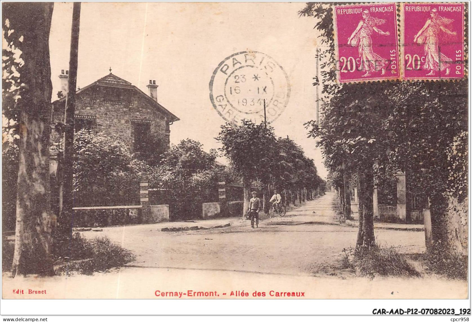 CAR-AADP12-95-1099 - CERNAY ERMONT - Allée Des Carreaux - Ermont-Eaubonne