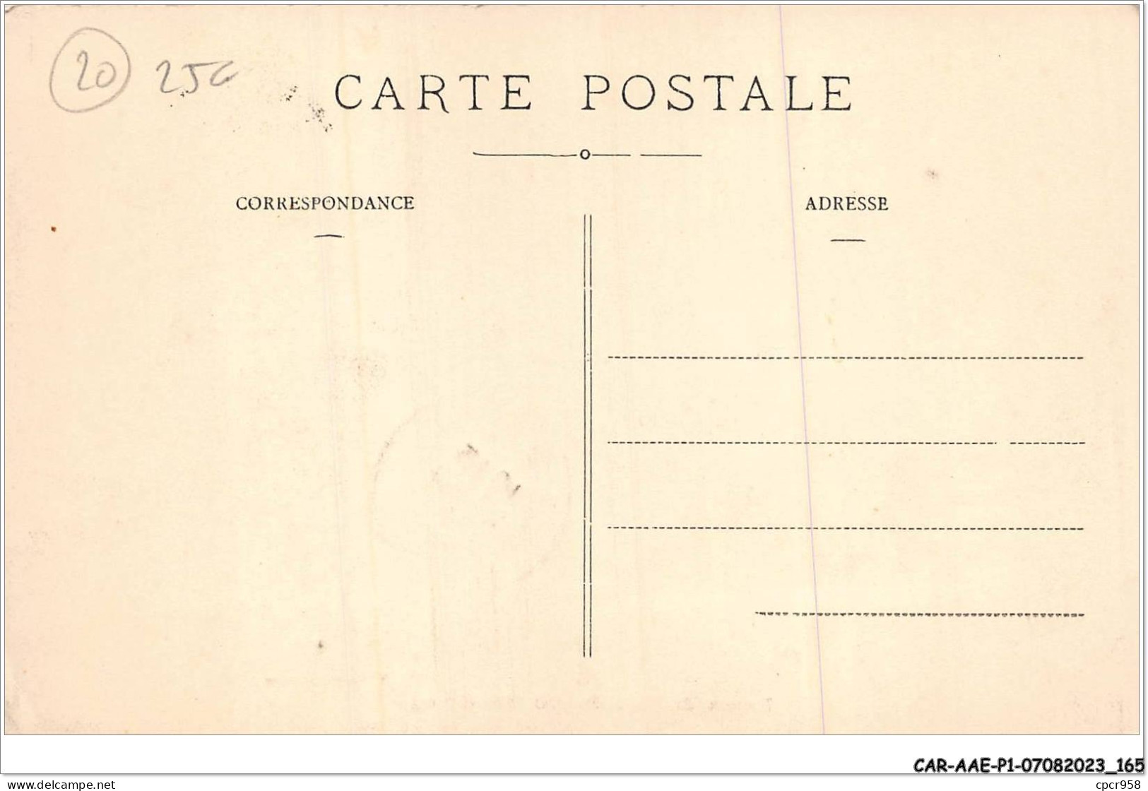 CAR-AAEP1-20-0083 - Corse - Avenue De BIECHISANO - Autres & Non Classés