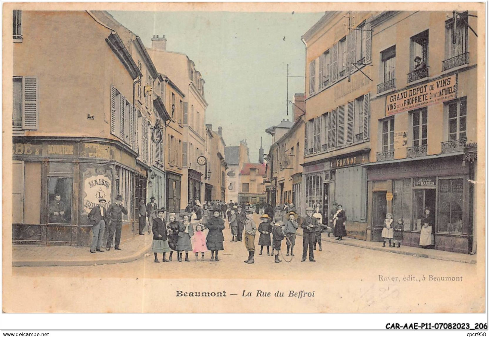 CAR-AAEP11-95-1135 - BEAUMONT - La Rue Du Beffroi - Commerces - Beaumont Sur Oise