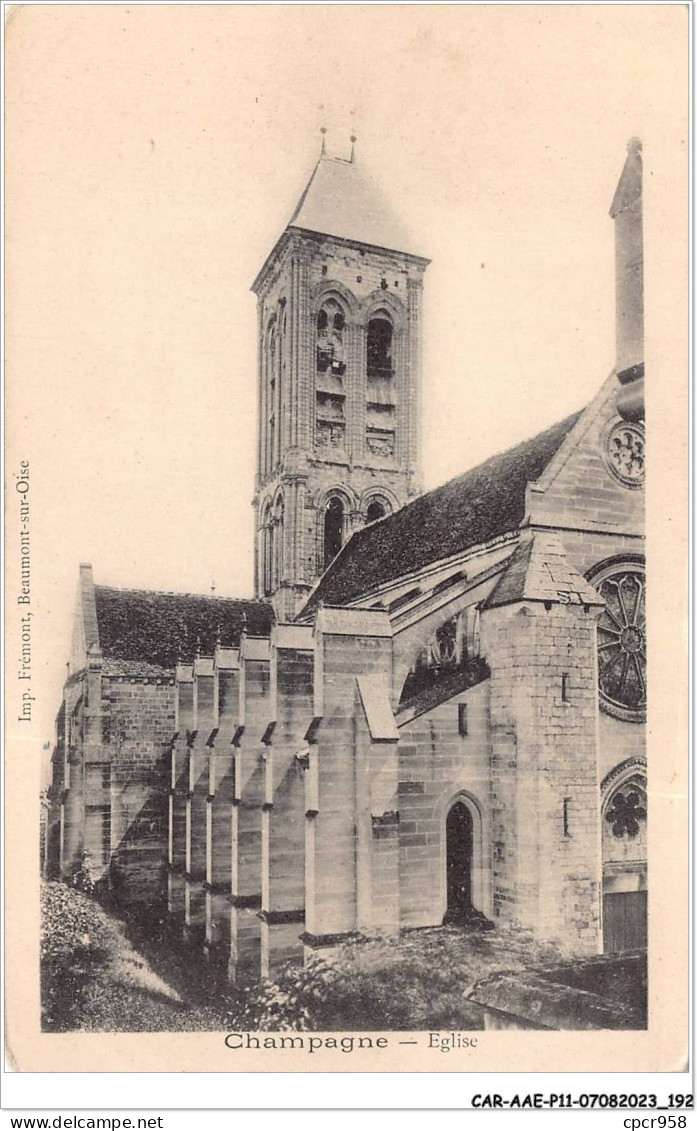 CAR-AAEP11-95-1128 - CHAMPAGNE - Eglise - Champagne Sur Oise