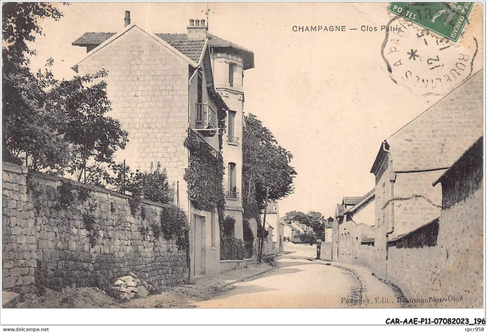 CAR-AAEP11-95-1130 - CHAMPAGNE - Clos Patrix - Champagne Sur Oise