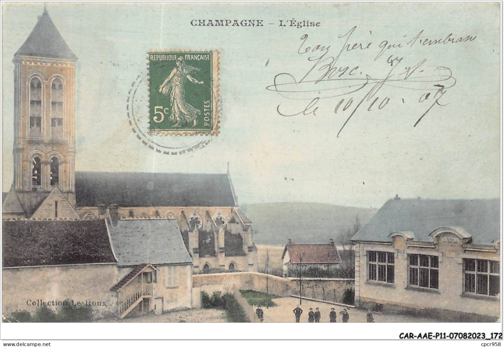 CAR-AAEP11-95-1118 - CHAMPAGNE - L'eglise - Champagne Sur Oise