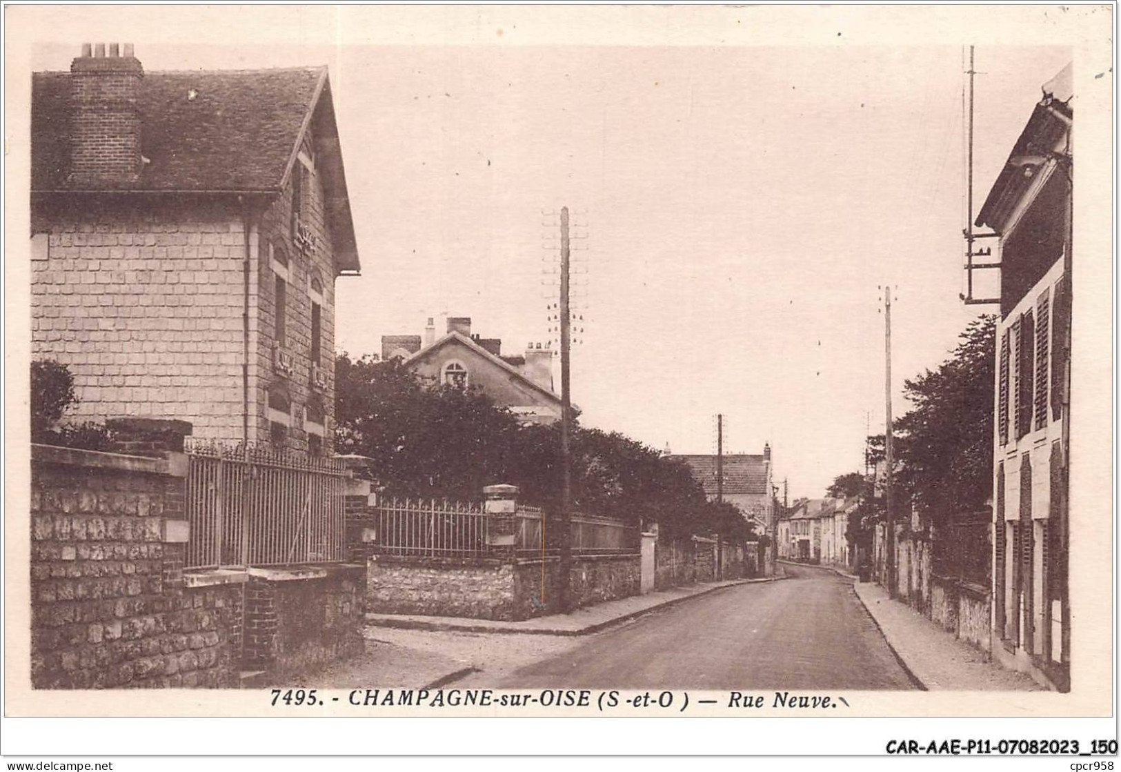 CAR-AAEP11-95-1107 - CHAMPAGNE-SUR-OISE - Rue Neuve - Champagne Sur Oise