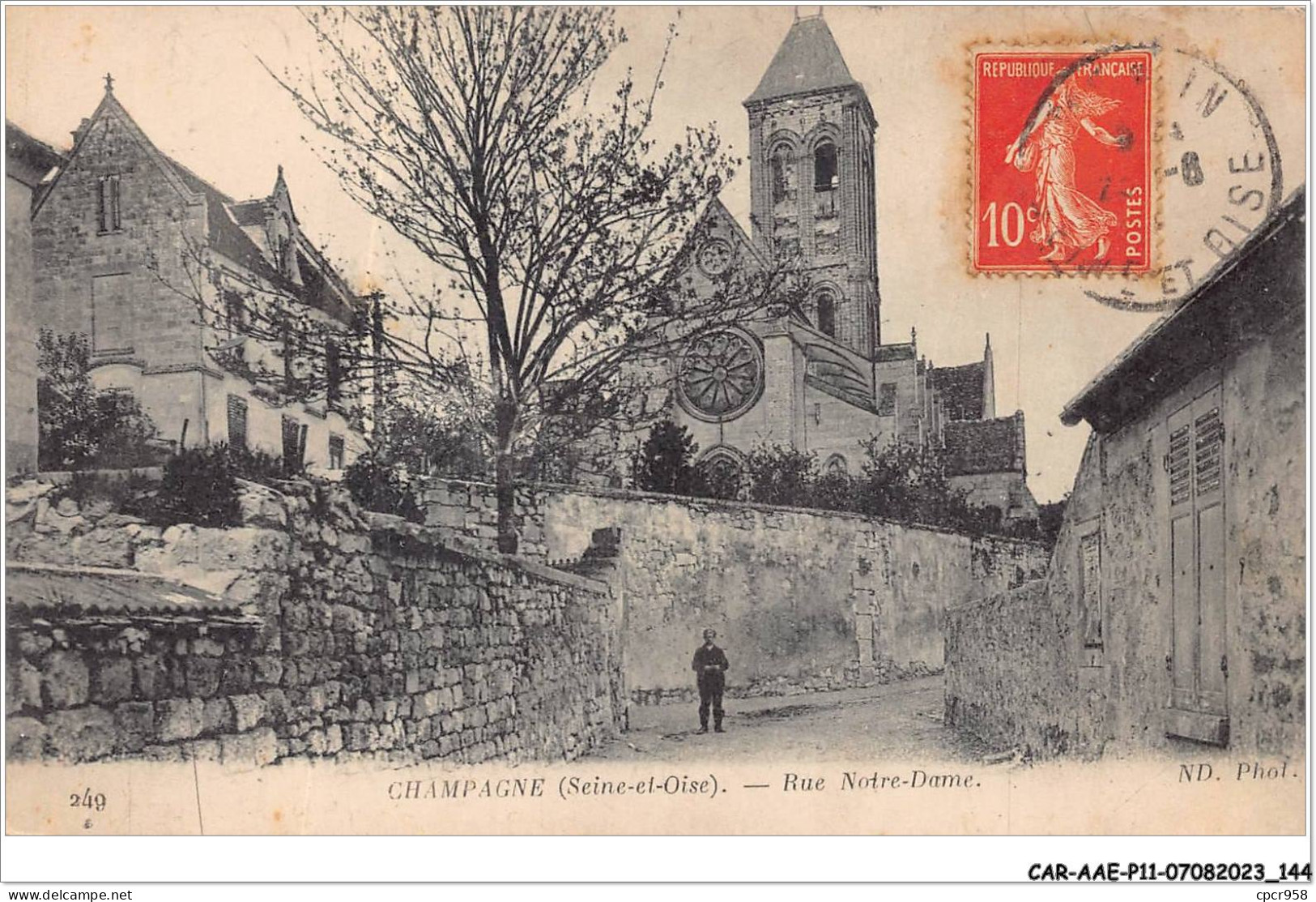 CAR-AAEP11-95-1104 - CHAMPAGNE - Rue NOTRE-DAME - Champagne Sur Oise