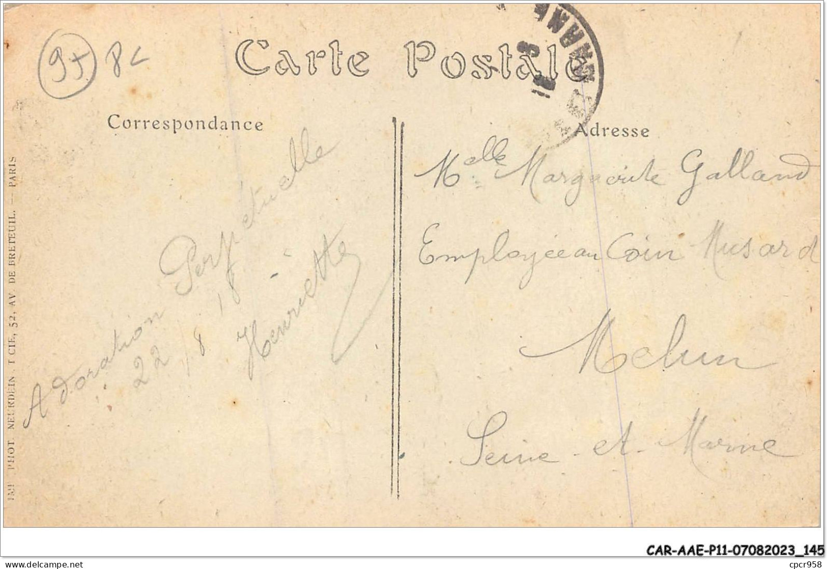 CAR-AAEP11-95-1104 - CHAMPAGNE - Rue NOTRE-DAME - Champagne Sur Oise