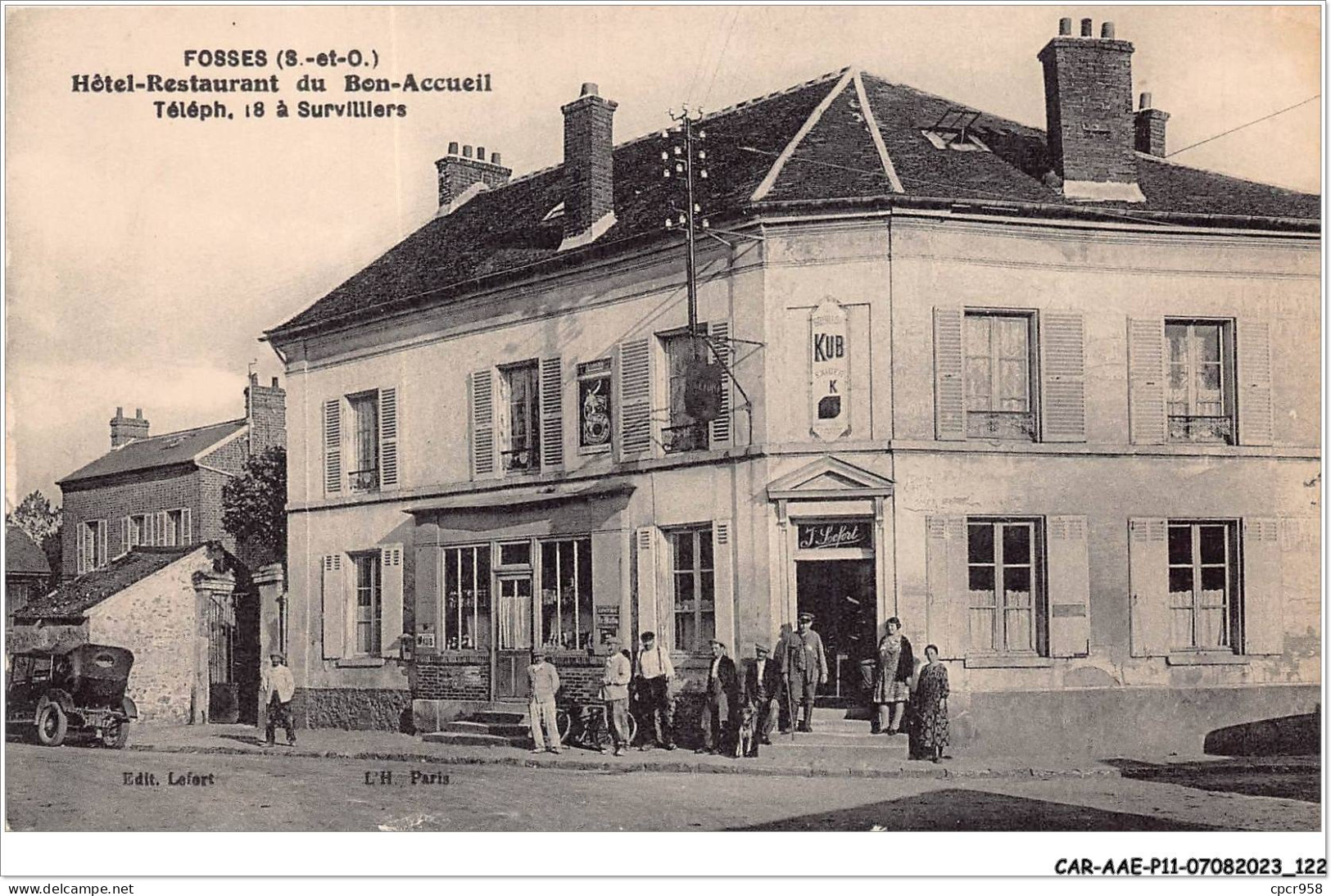 CAR-AAEP11-95-1093 - FOSSES - Hotel Restaurant Du Bon-accueil - Fosses