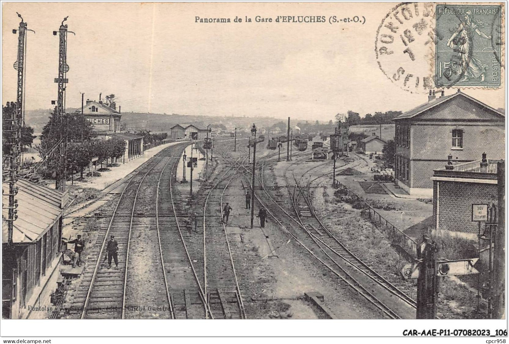 CAR-AAEP11-95-1085 - Panorama De La Gare D'EPLUCHES - Other & Unclassified