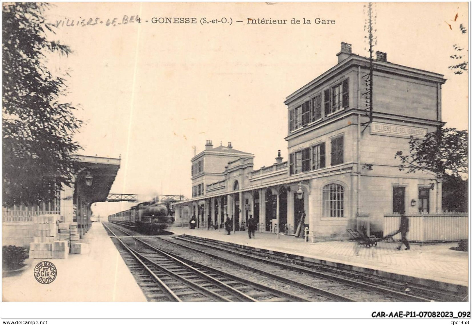 CAR-AAEP11-95-1078 - GONESSE - Interieur De La Gare - Train - Gonesse