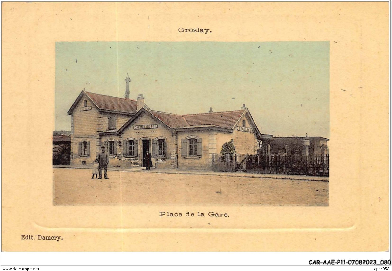 CAR-AAEP11-95-1072 - GROSLAY - Place De La Gare - Groslay