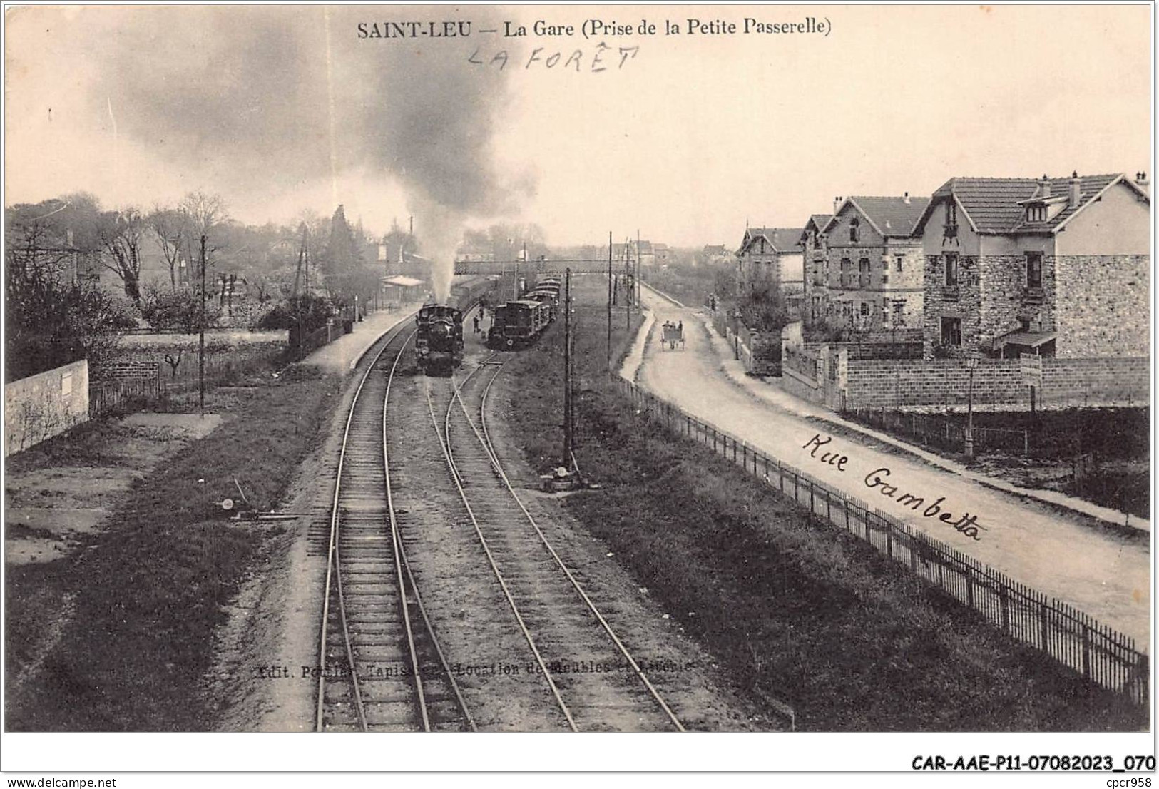 CAR-AAEP11-95-1067 - SAINT-LEU - La Gare - Train - Saint Leu La Foret