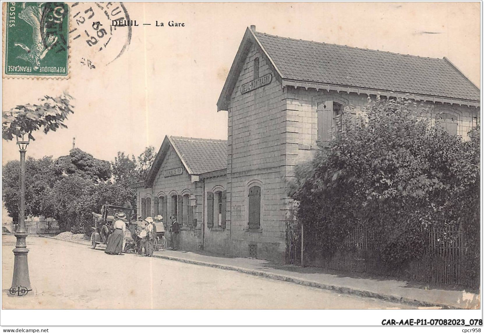 CAR-AAEP11-95-1071 - DEUIL - La Gare - Deuil La Barre