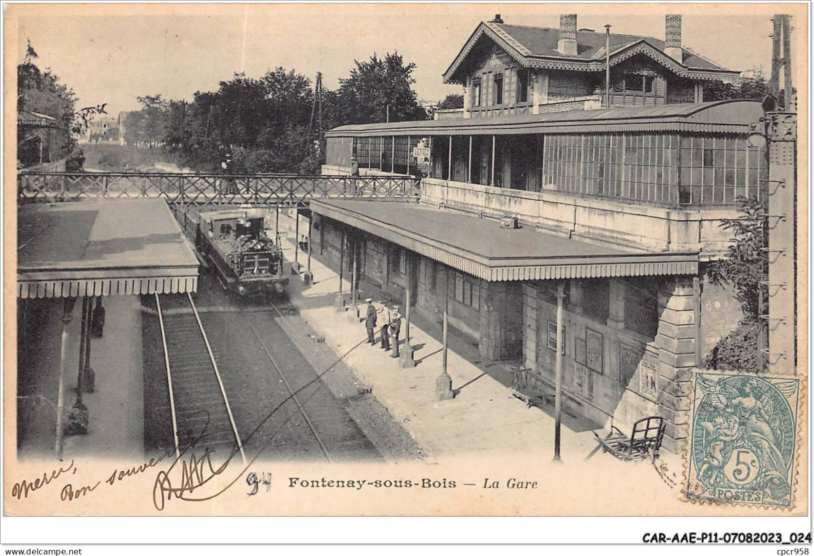 CAR-AAEP11-94-1044 - FONTENAY-SOUS-BOIS - La Gare - Train - Fontenay Sous Bois