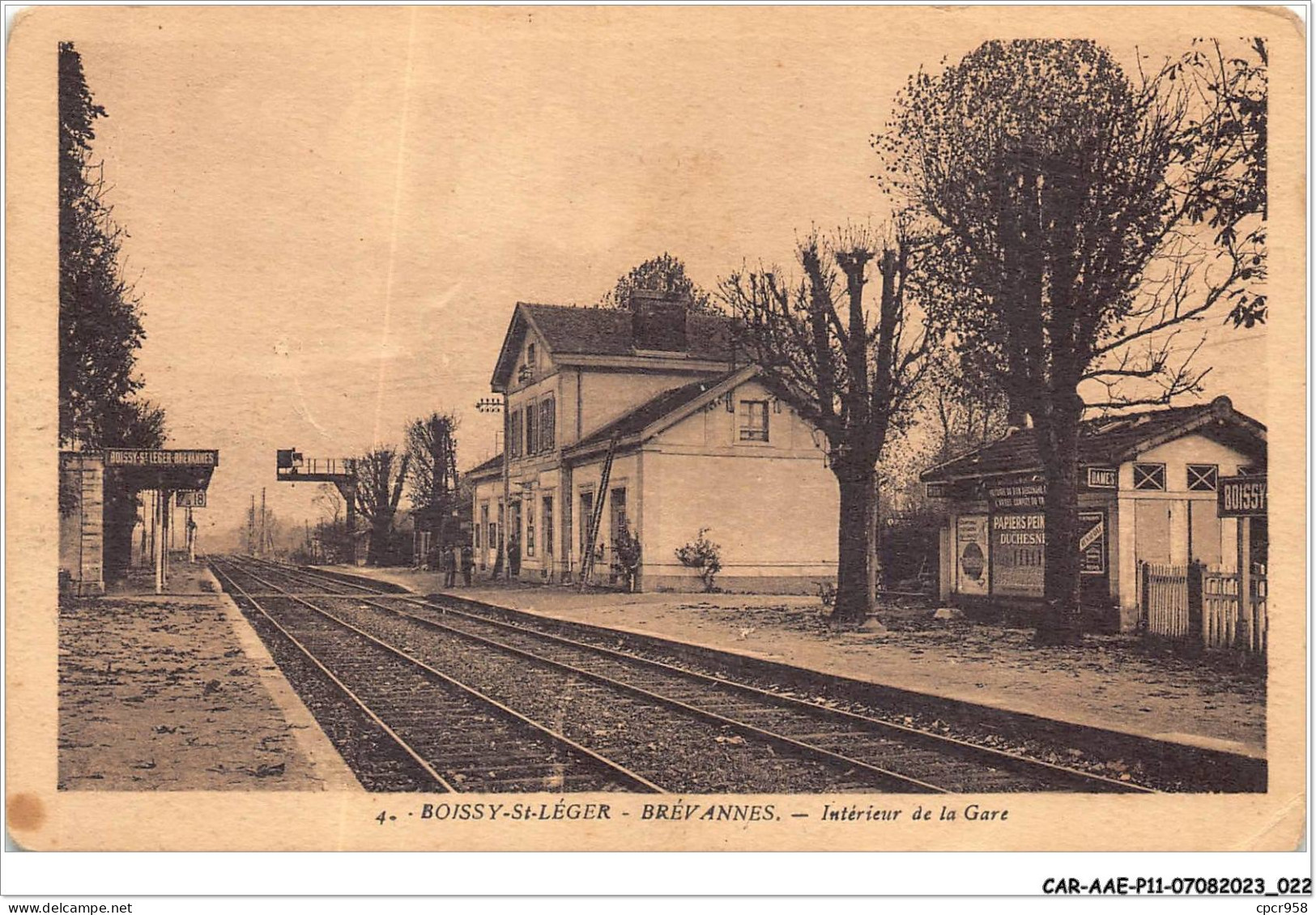 CAR-AAEP11-94-1043 - BOISSY-ST-LEGER - BREVANNES - Interieur De La Gare - Boissy Saint Leger